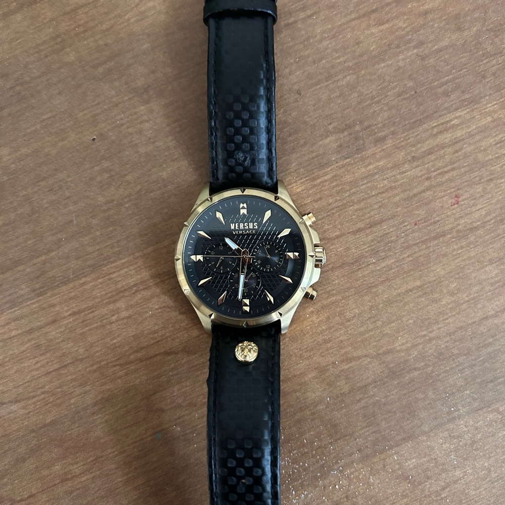 Versus Versace Black and Gold Men's Watch